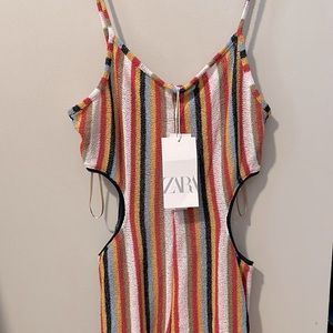 NWT Striped Jumpsuit | ZARA